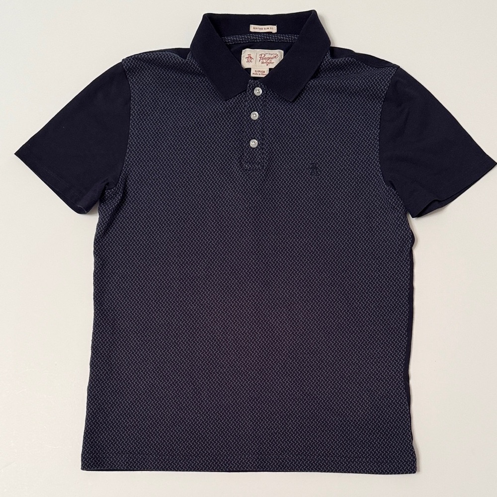 Original Penguin Dark Blue Polo Shirt